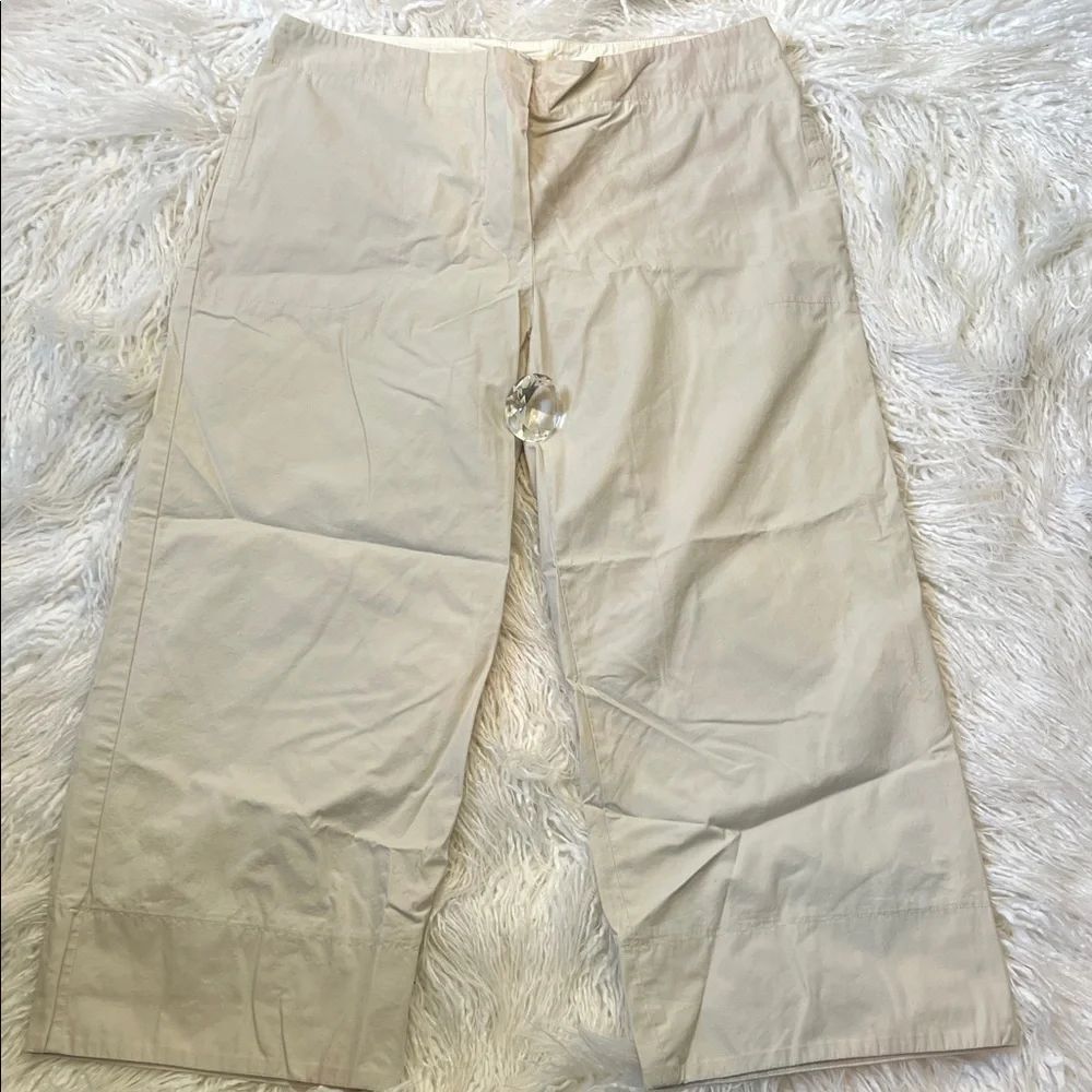 * MaxMara Studio Cream Ankle Pants Trousers Slacks